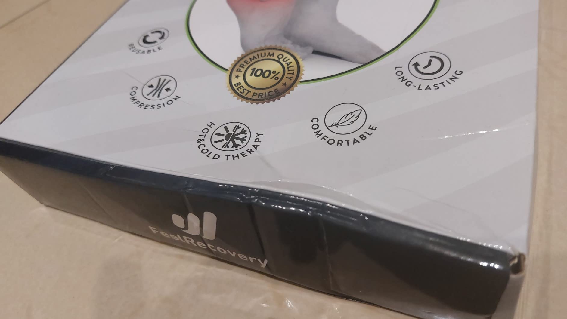 Feel Recovery Pantofole Scaldapiedi Microonde Cotone S/M