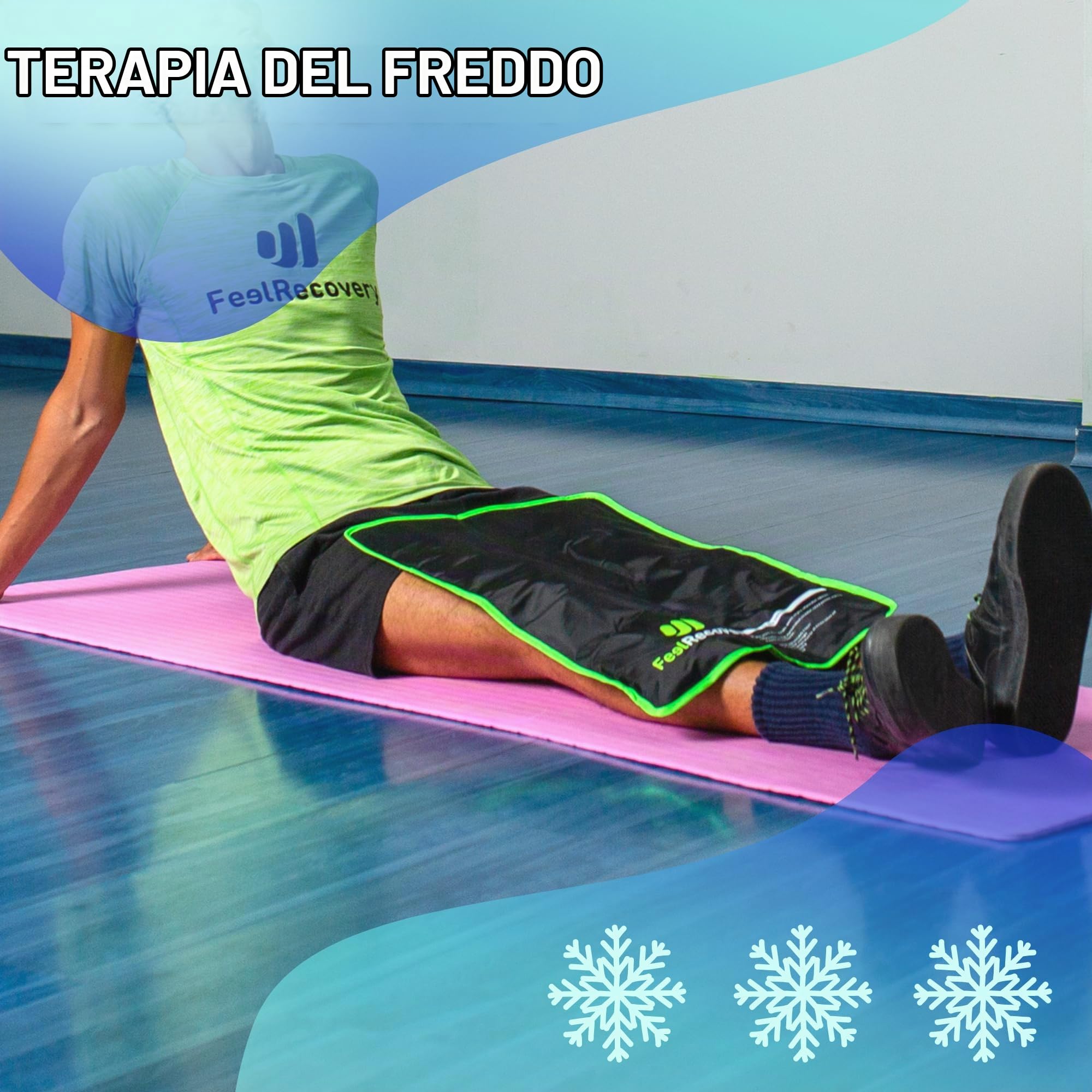 Feel Recovery Impacco Ghiaccio Extra Grande Gel 60x38