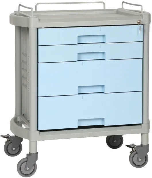 NewAge OK Farma 6 Carrello Medicale 4 Cassetti 48x75x83