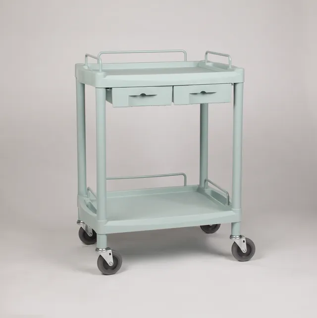 NewAge Letti e Carrelli OK Farma 1 carrello 2 ripiani 2 cassetti