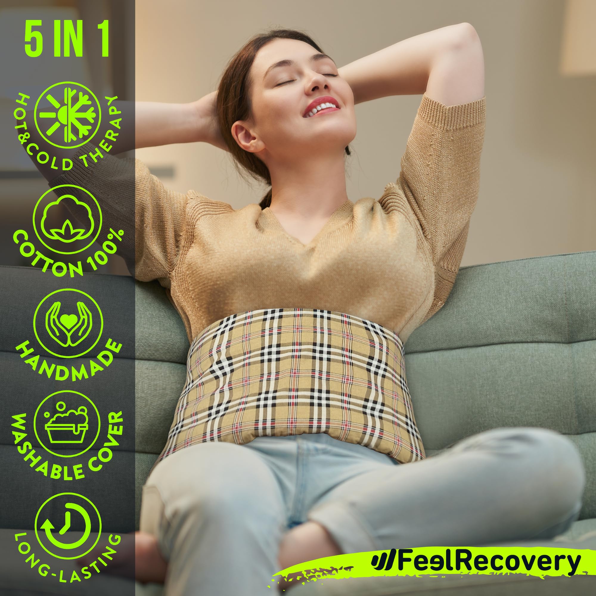 Feel Recovery Fascia Termica Oxford Cuscino Semi 50x25