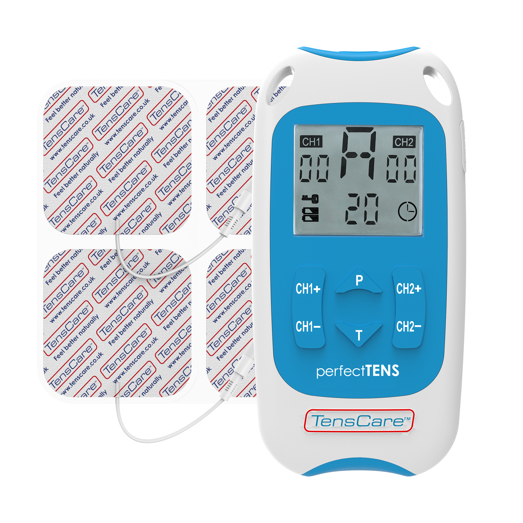 TensCare Perfect TENS elettrostimolatore dolore 2 canali