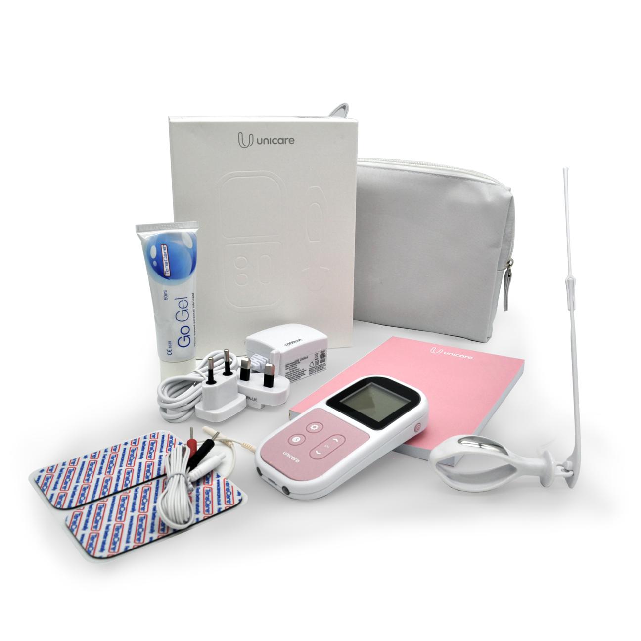 Tenscare Unicare elettrostimolatore pelvico sonda vaginale 5 programmi