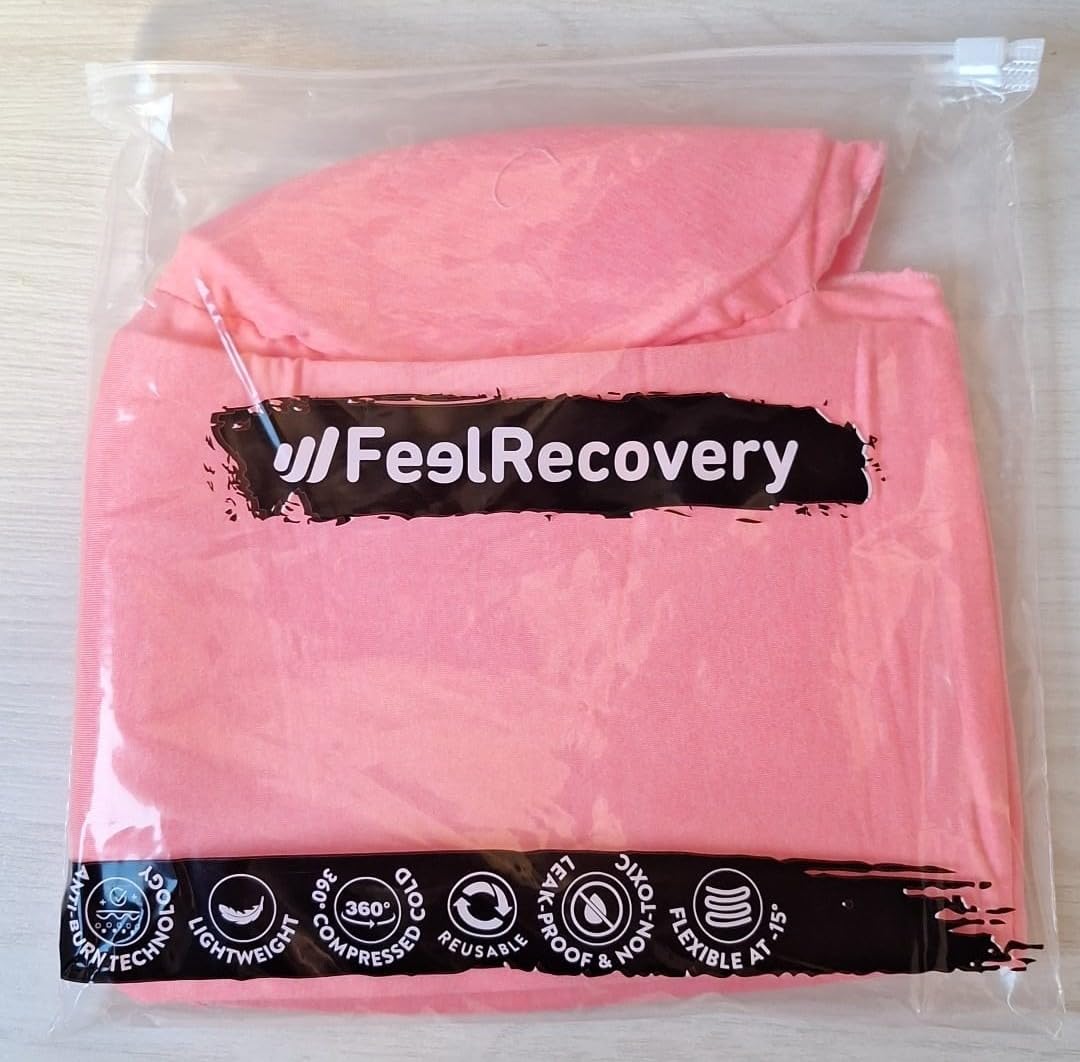 Feel Recovery Maschera Emicrania 360 Rosa Gel Riutilizzabile
