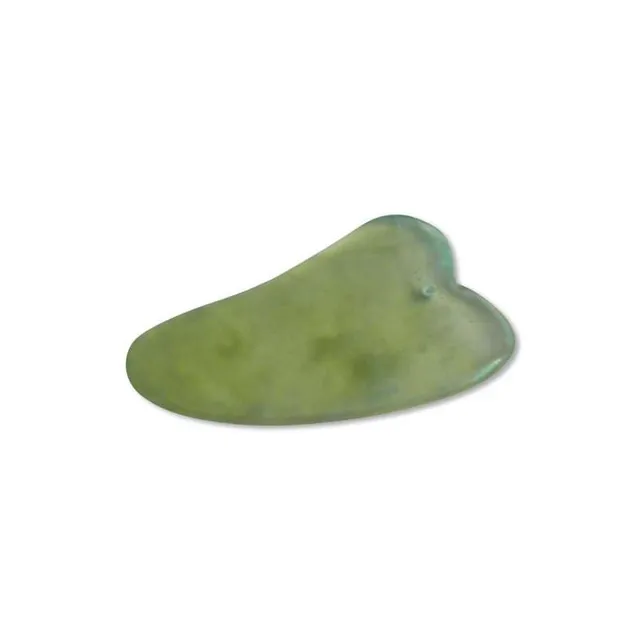 Fiziosan Gua sha cuore di giada massaggiatore viso