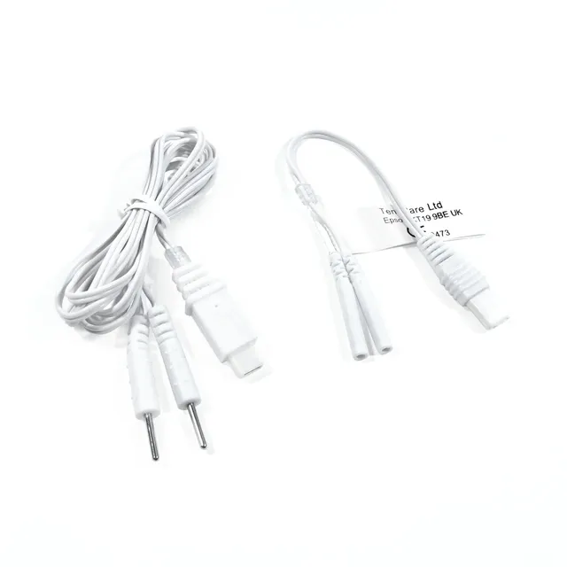 TensCare Leads cavi iTouch Sure Elise mini-USB bianchi
