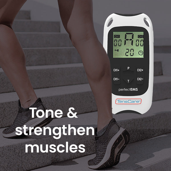 TensCare Perfect EMS Elettrostimolatore Muscolare 2 Canali
