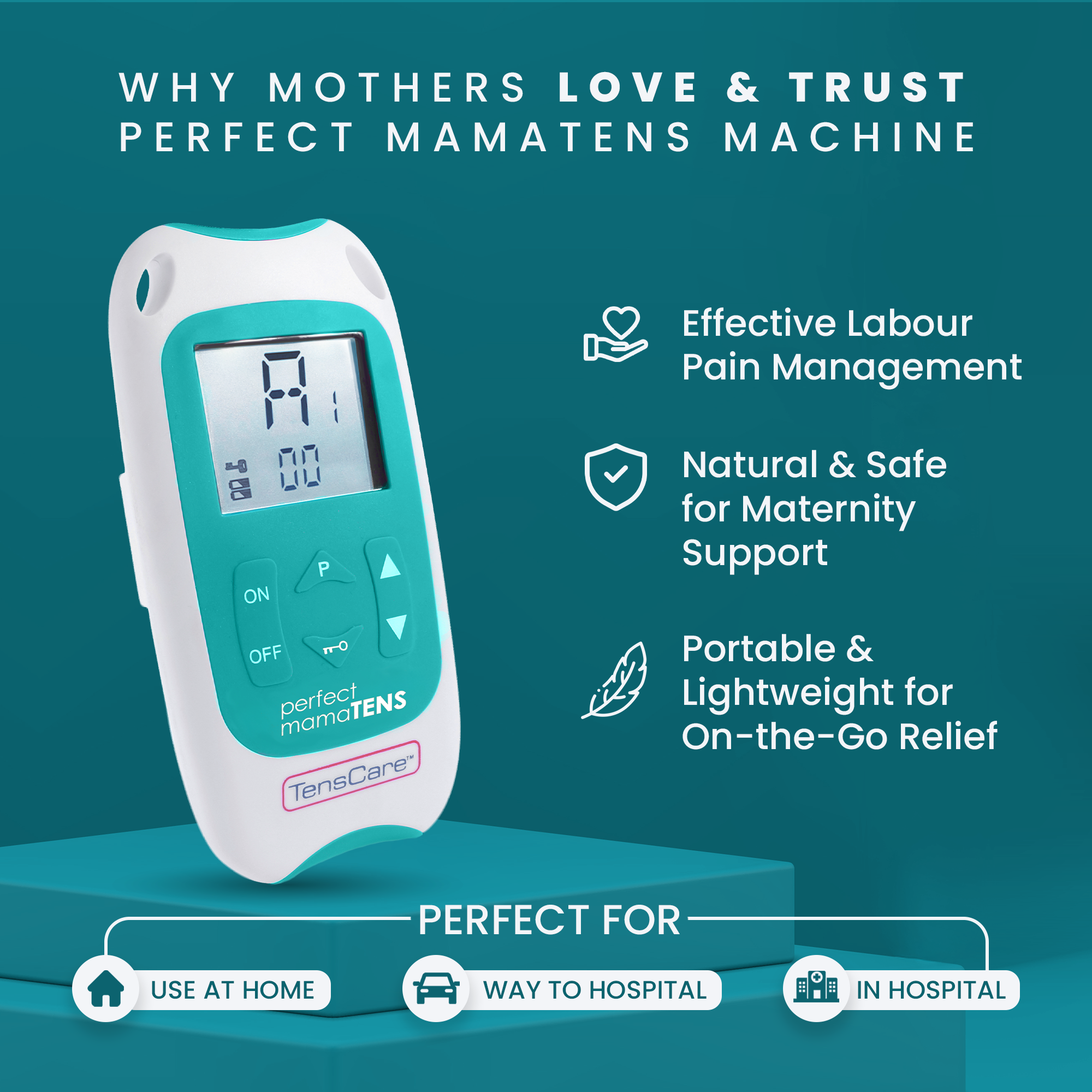 TensCare Perfect mamaTENS elettrostimolatore TENS parto