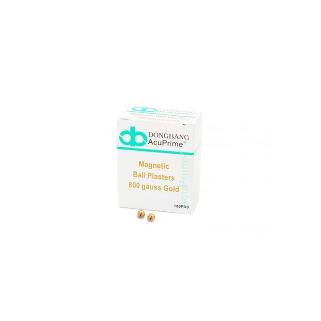 Fiziosan Perline Magnetiche Dorate auricoloterapia 100 pezzi