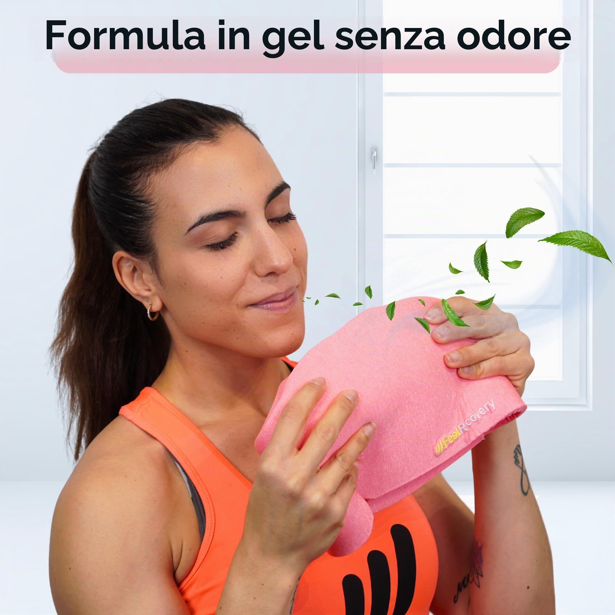 Feel Recovery Maschera Emicrania 360 Rosa Gel Riutilizzabile