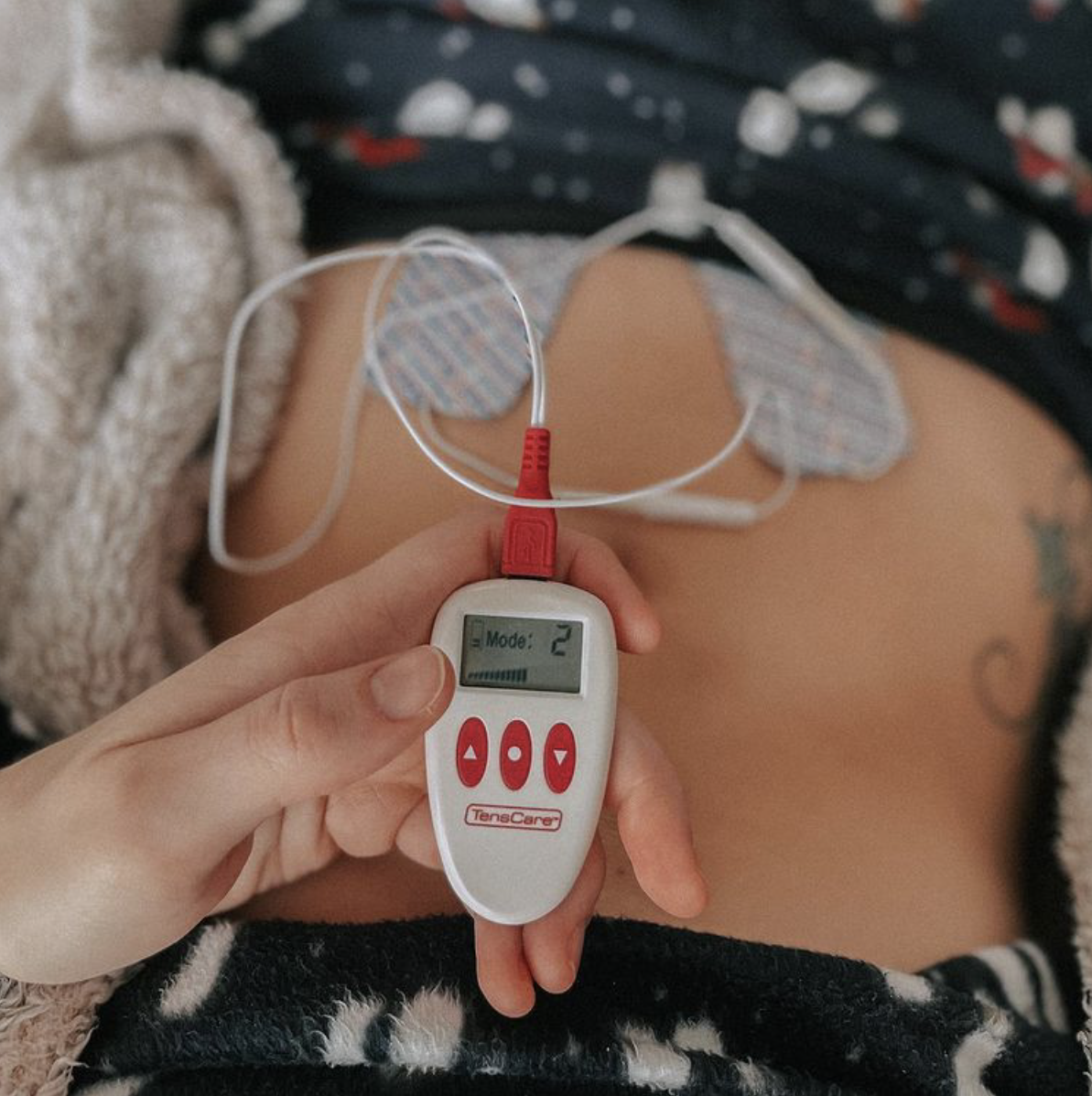 TensCare Ova+ elettrostimolatore ciclo dolore mestruale bundle