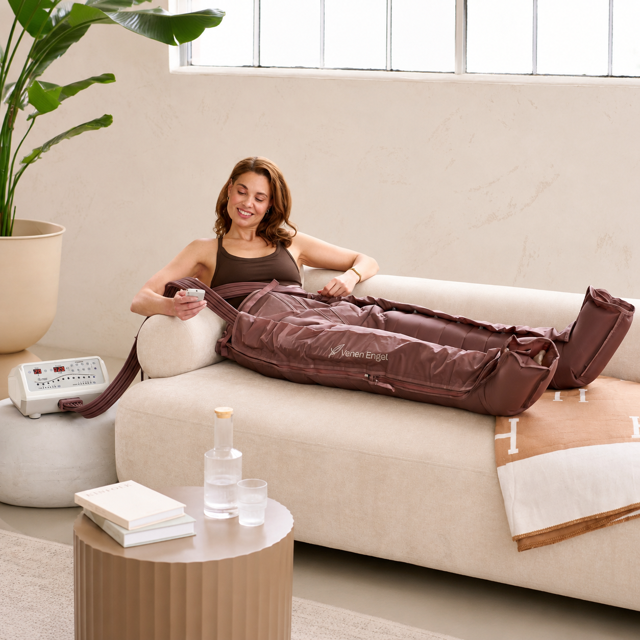 Venen Engel Pro pressoterapia con pantaloni flusso linfatico