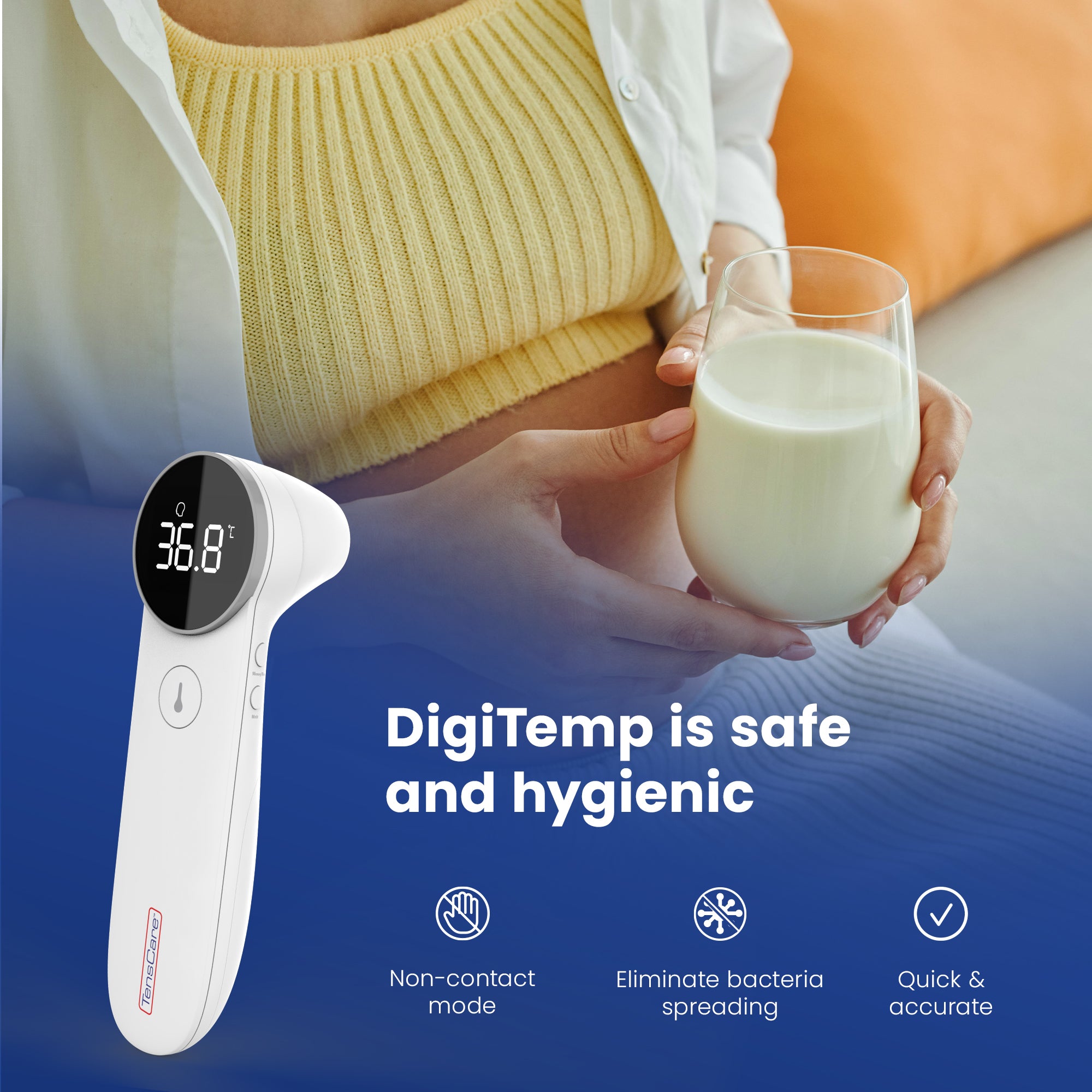 Tenscare Perfect mama+ TENS parto timer contrazioni termometro
