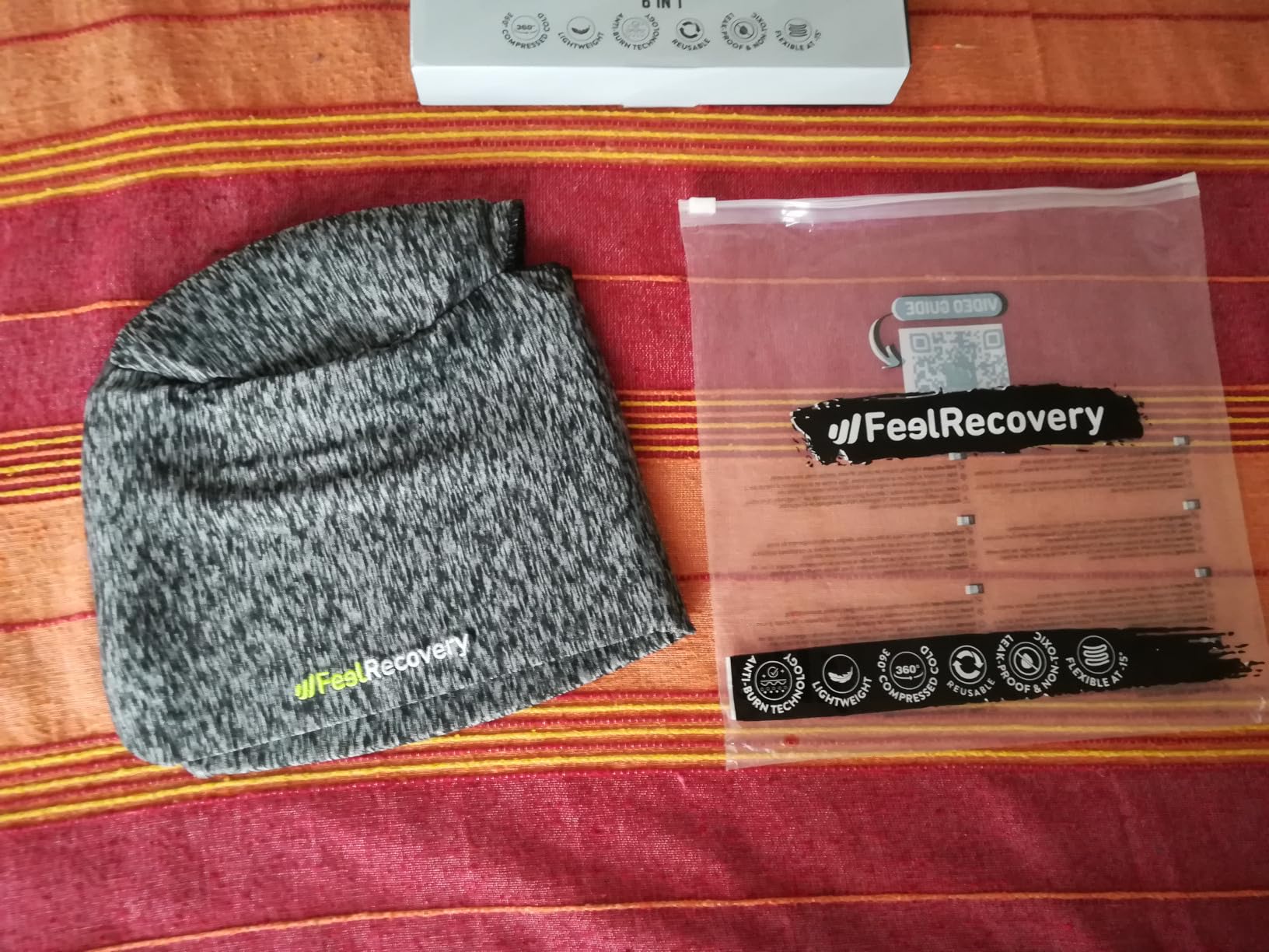 Feel Recovery Maschera Emicrania 360 Rosa Gel Riutilizzabile