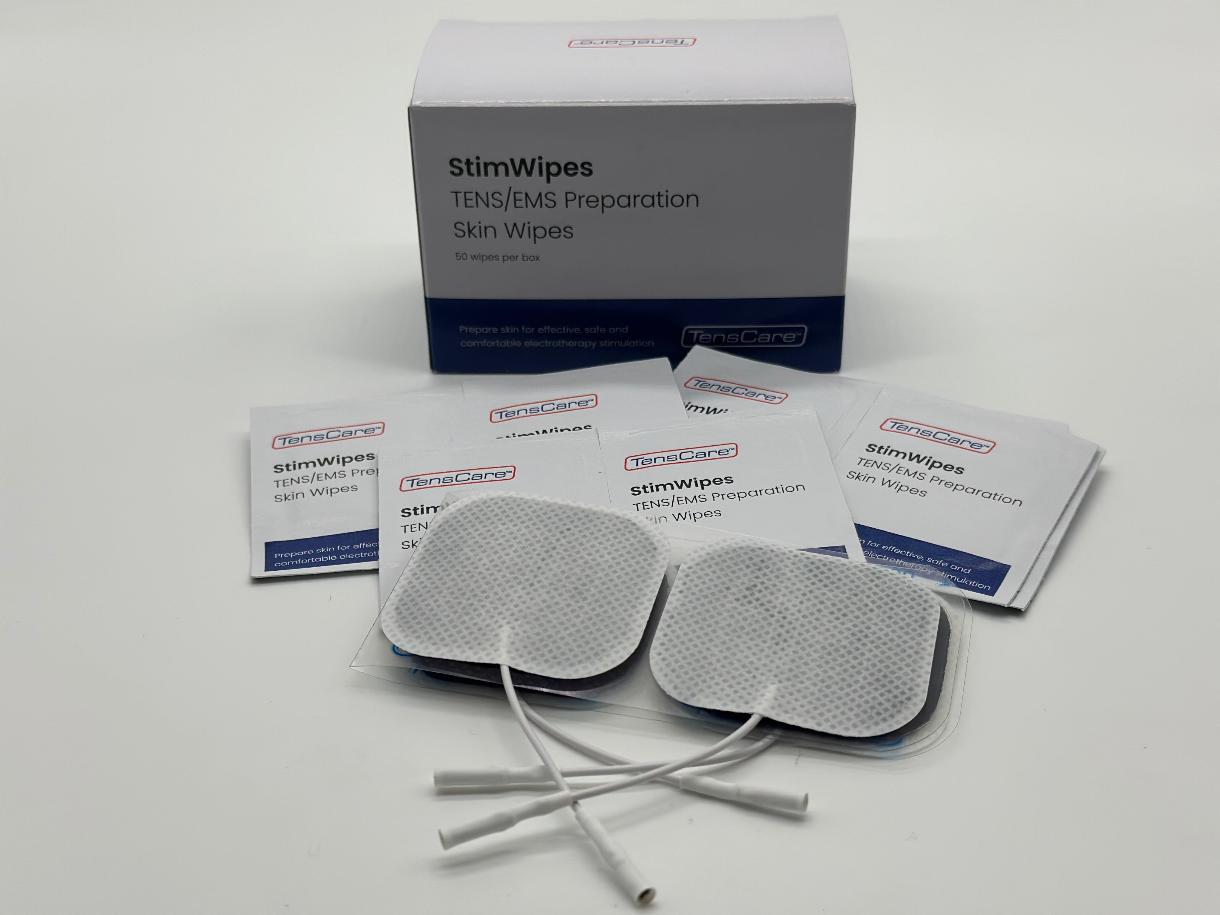 Tenscare StimWipes salviette pelle TENS EMS monouso