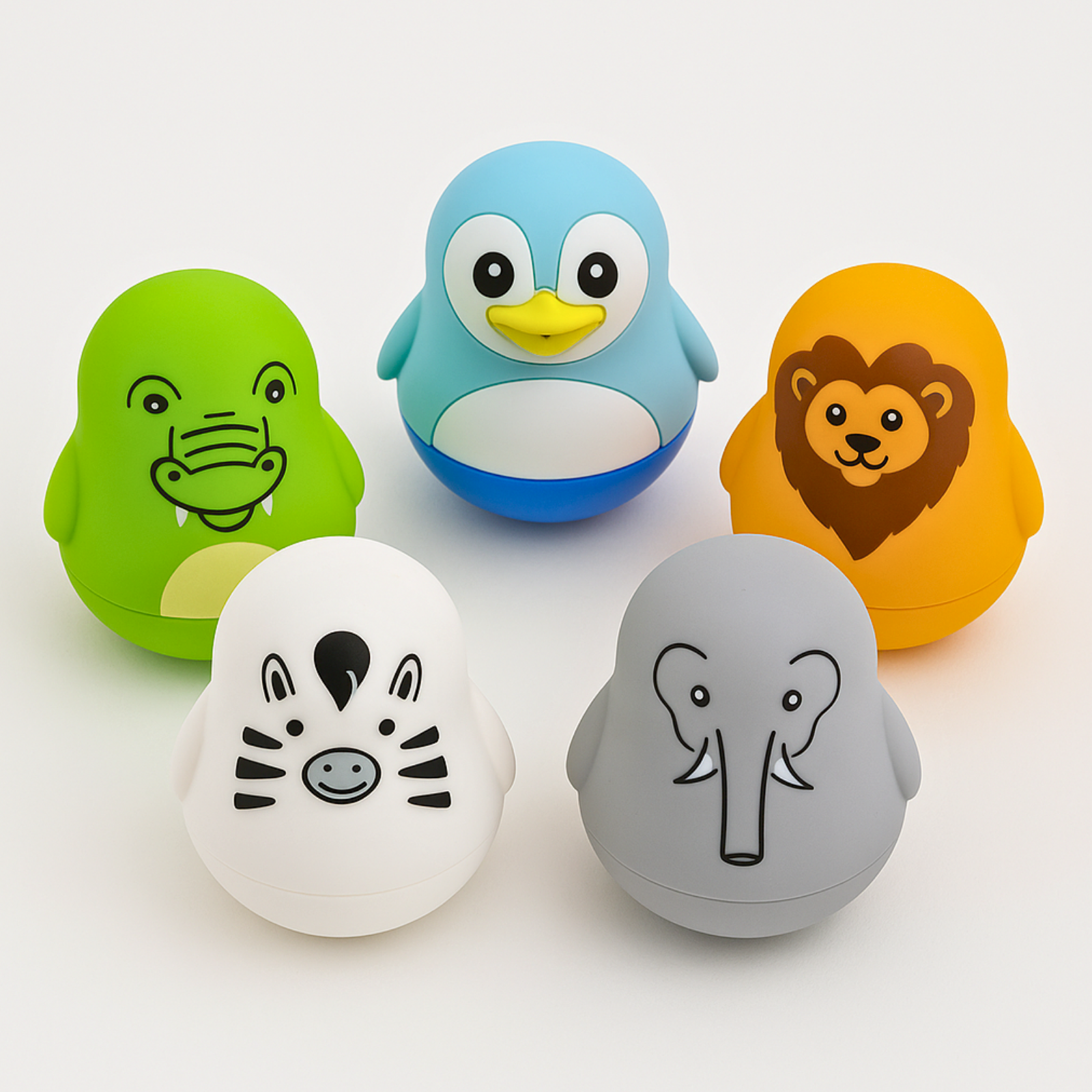 TensCare Zoo Friends termometro bagnetto 5 pezzi silicone