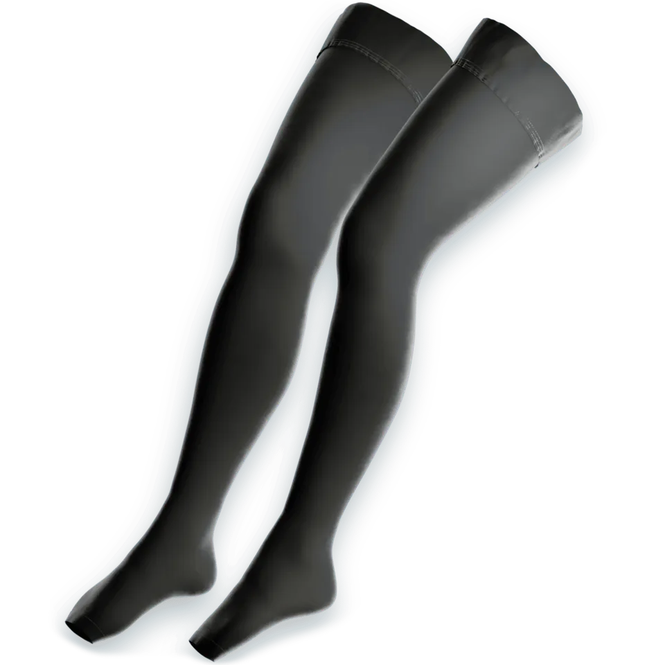 Venen Engel calze contenitive lunghe autoreggenti Black Beauty