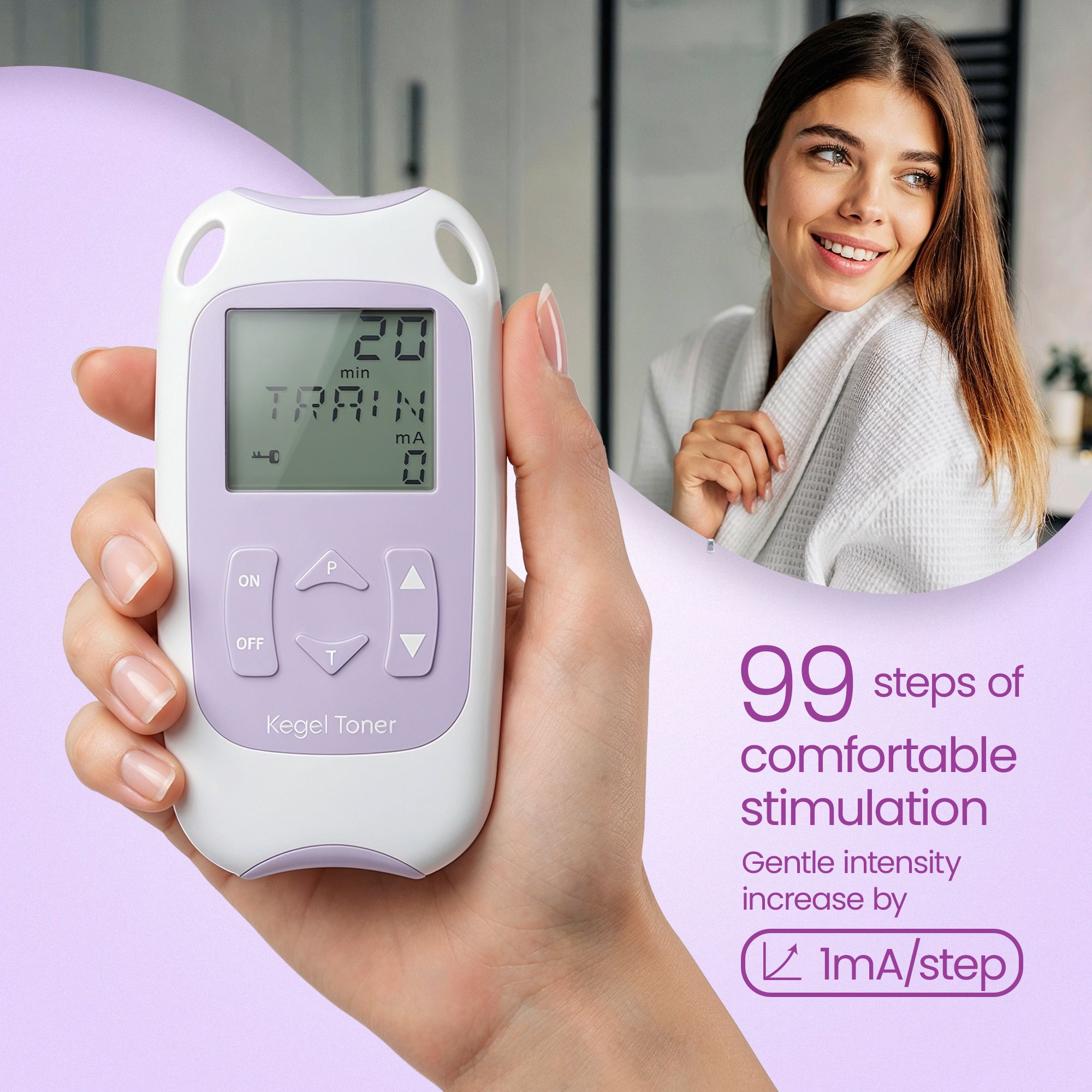 TensCare Kegel Toner elettrostimolatore pelvico incontinenza stress