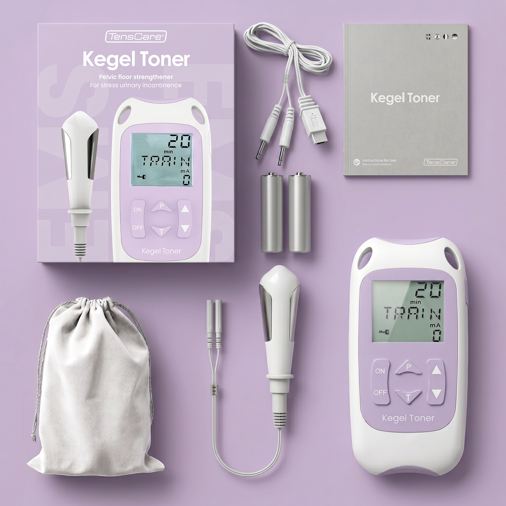 TensCare Kegel Toner elettrostimolatore pelvico incontinenza stress