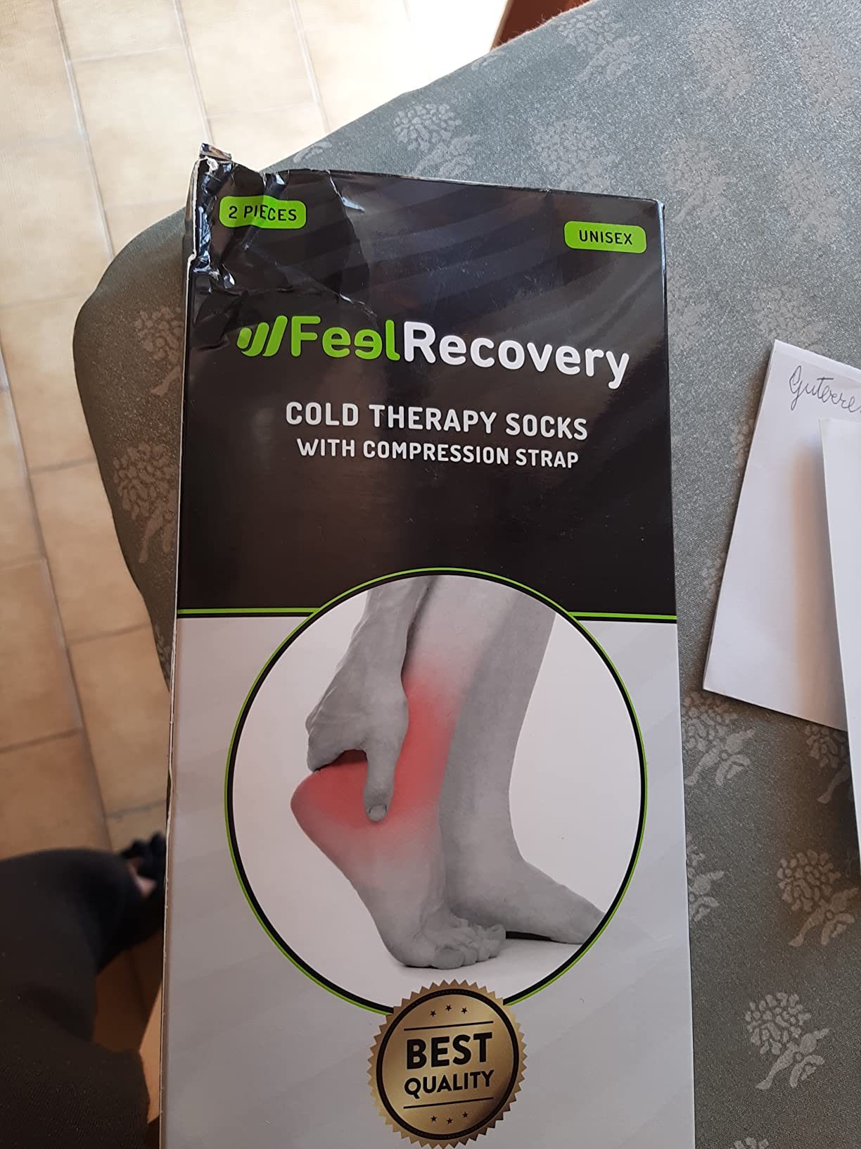 Feel Recovery Calzini Refrigeranti S/M Gel Piedi Rosa