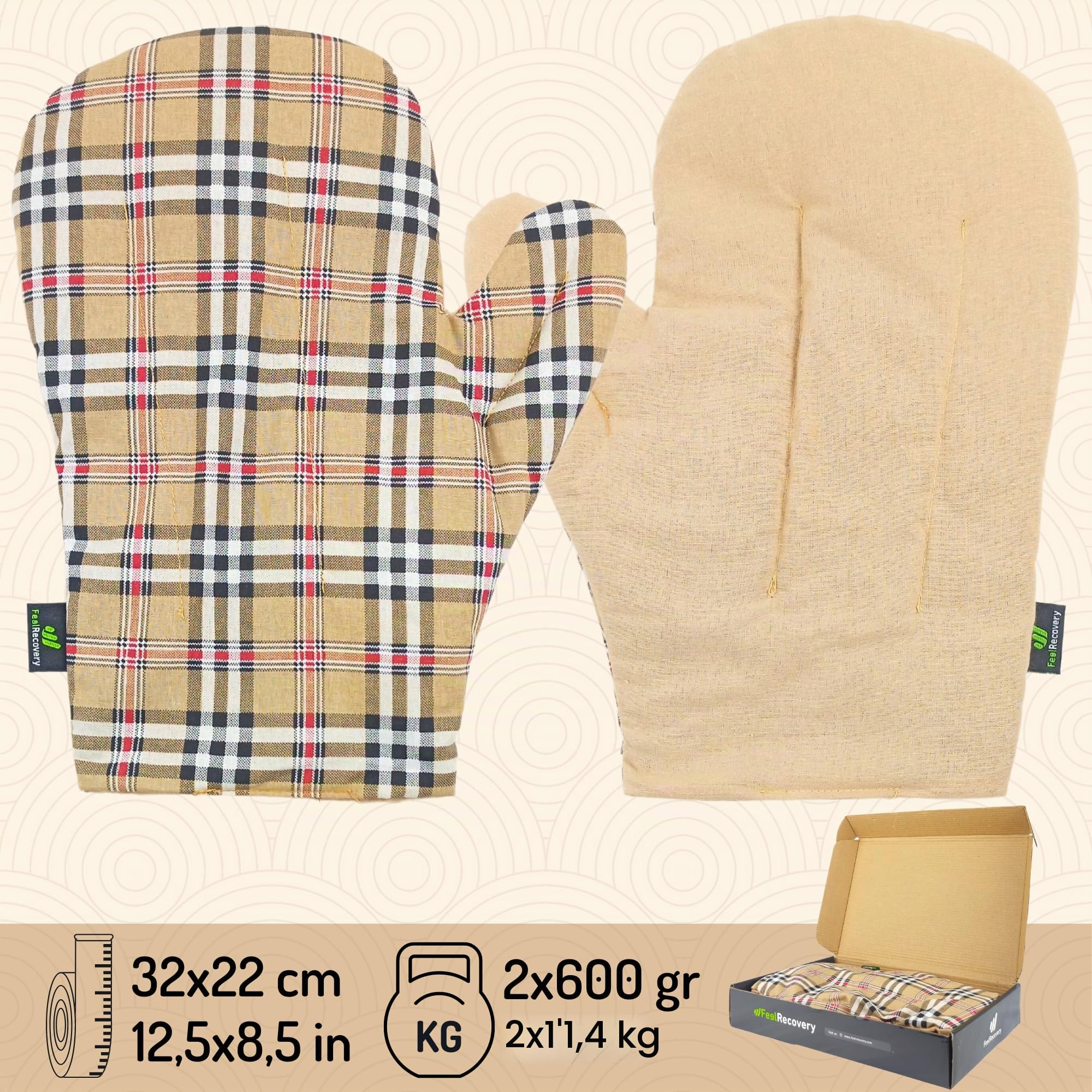 Feel Recovery Guanti Artrosi Microonde Oxford Set 2