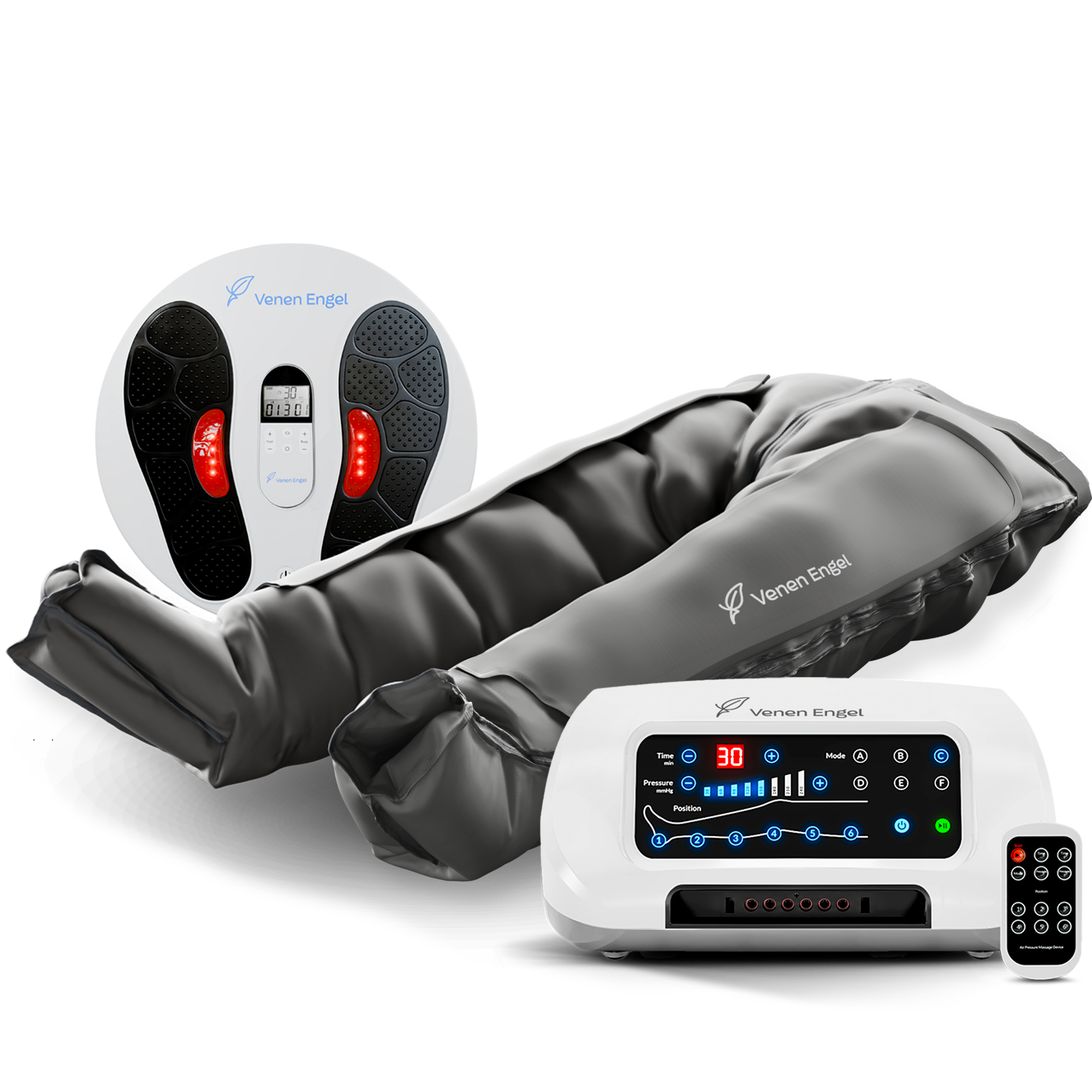 Venen Engel 6 Premium Kit pressoterapia gambe EMS 6 camere
