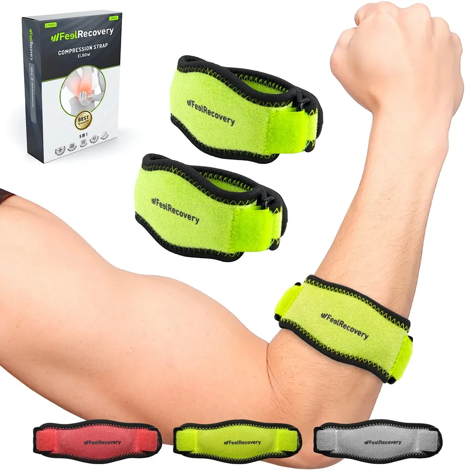 Feel Recovery 2 Tutore Gomito Epicondilite Verde