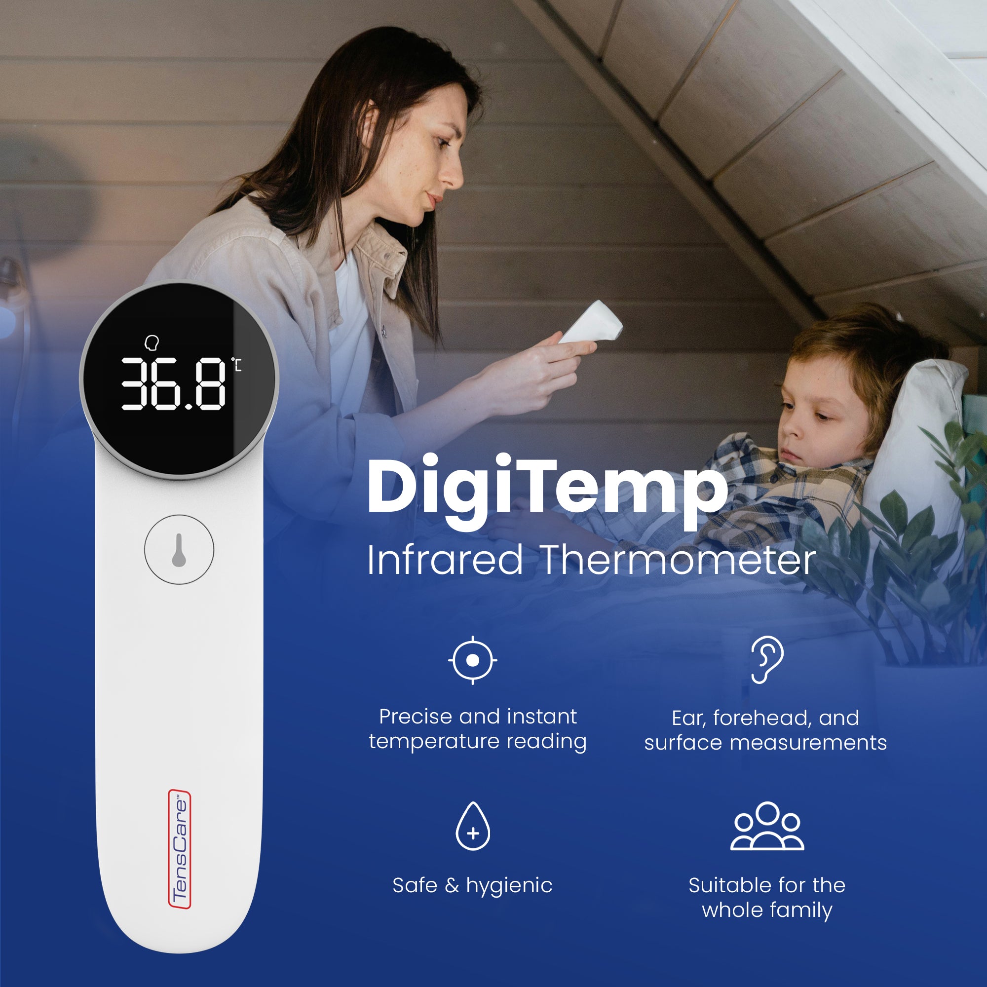 Tenscare Perfect mama+ TENS parto timer contrazioni termometro