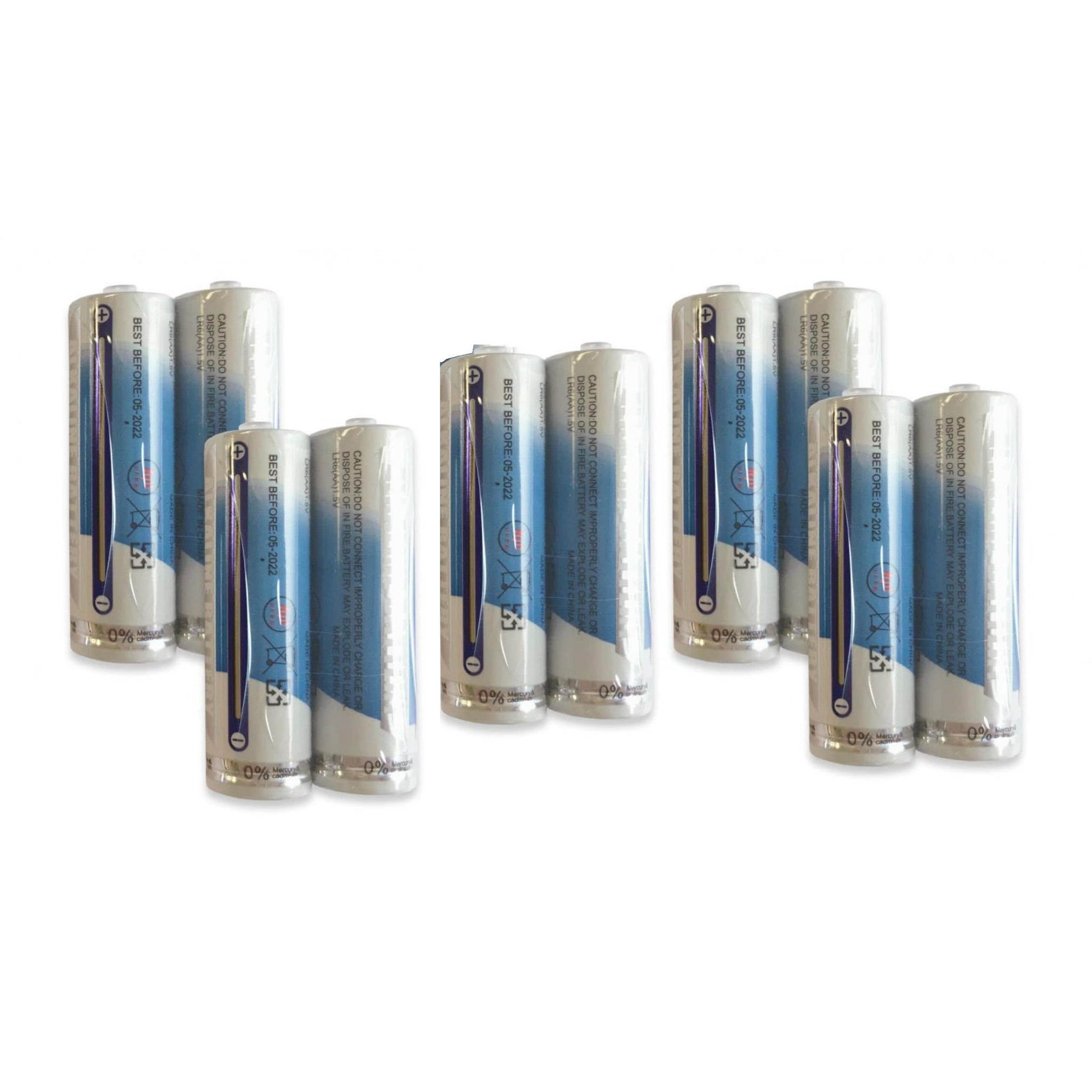 Tenscare Batteries batterie AA alcaline 1,5V 10 pezzi TENS