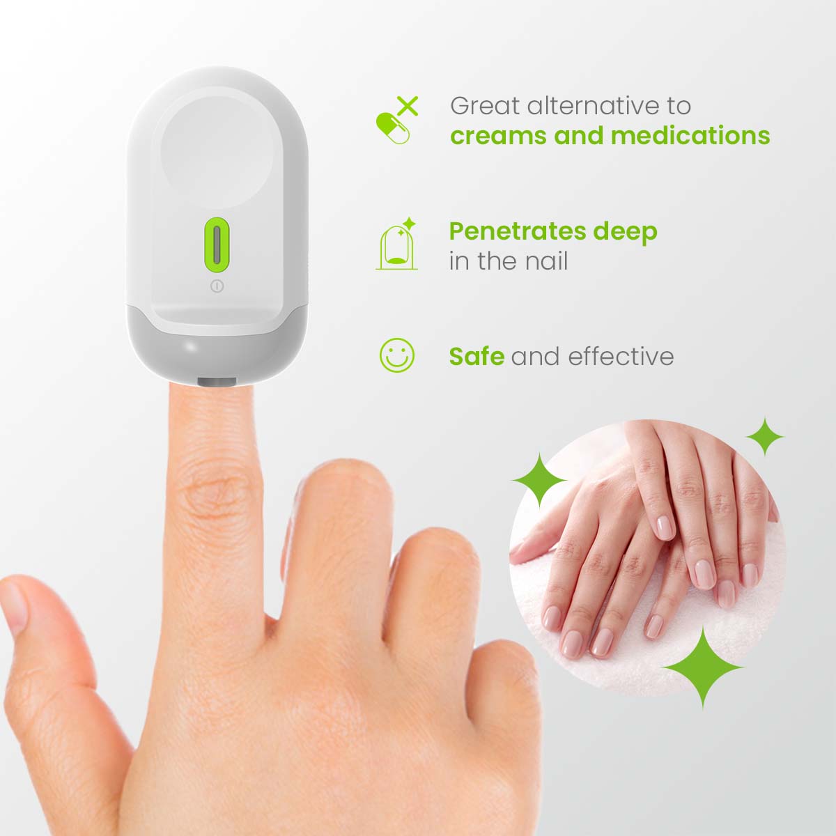 TensCare Nailit dispositivo laser unghie 7 minuti USB