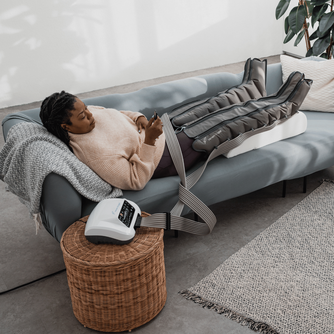 Venen Engel 8 Premium dispositivo pressoterapia con gambali