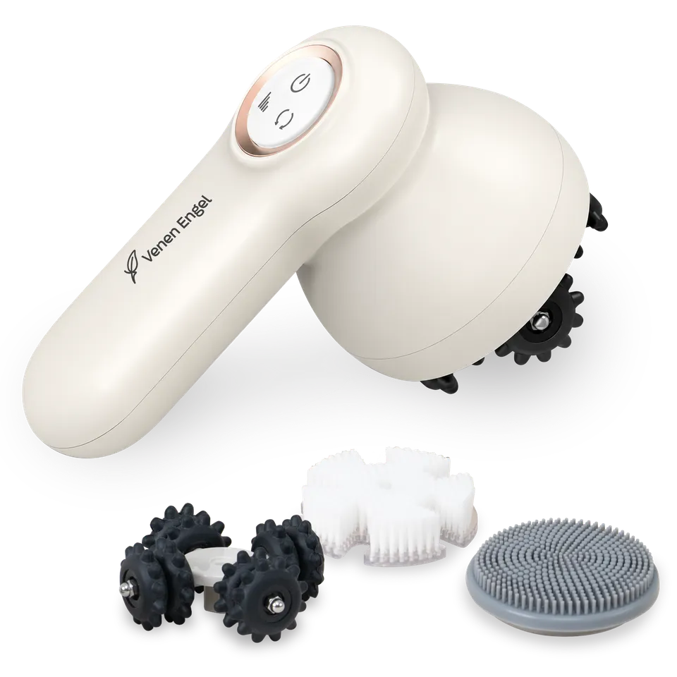 Venen Engel 3-in-1 Glow Brush spazzola massaggiante IPX7 3 testine