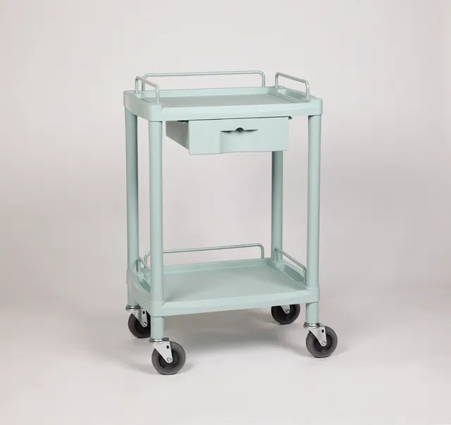 NewAge OK Farma 3 Carrello Medicale 2 Ripiani Cassetto