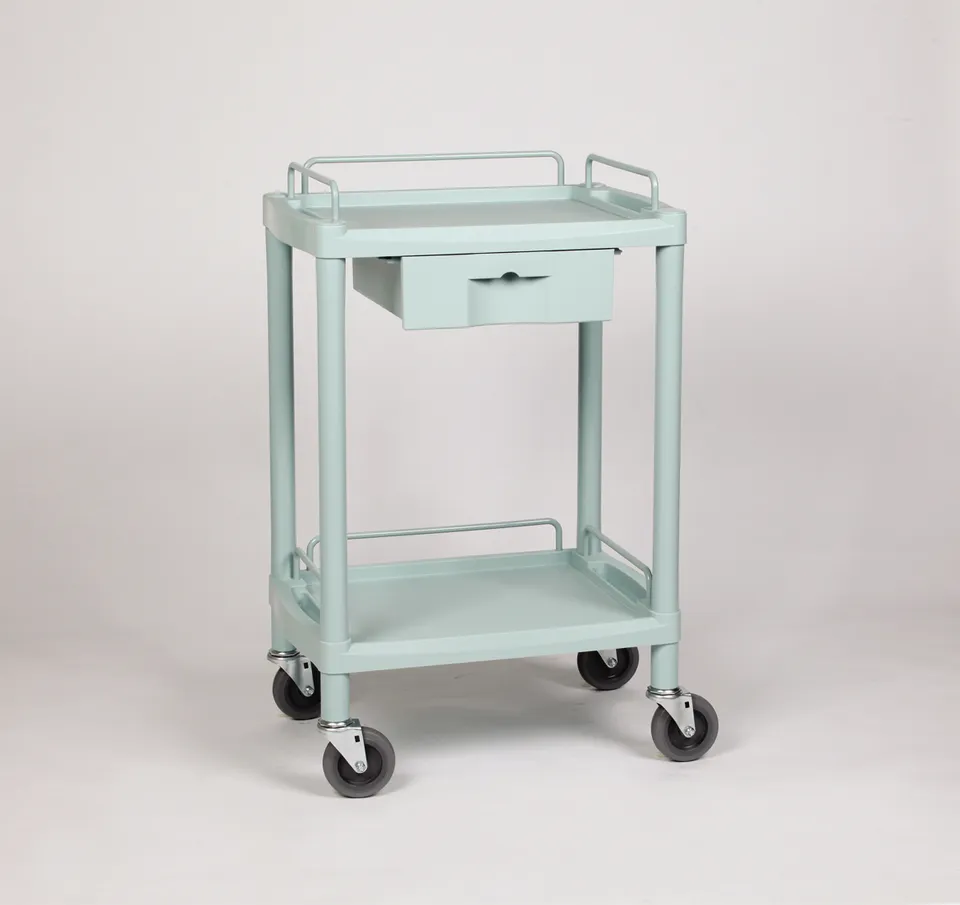 NewAge OK Farma 3 Carrello Medicale 2 Ripiani Cassetto