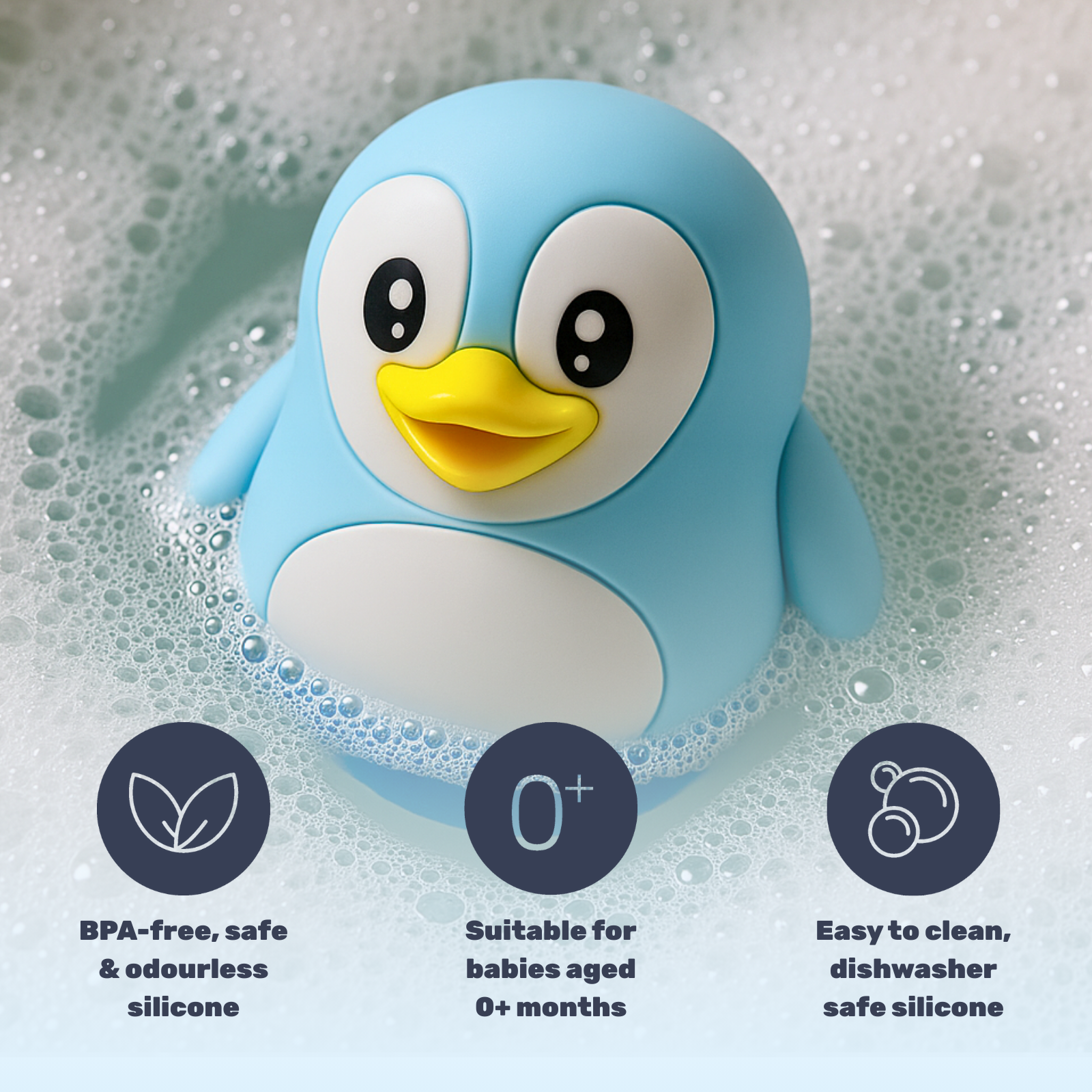 TensCare Digi Penguin termometro bagnetto digitale pinguino LCD