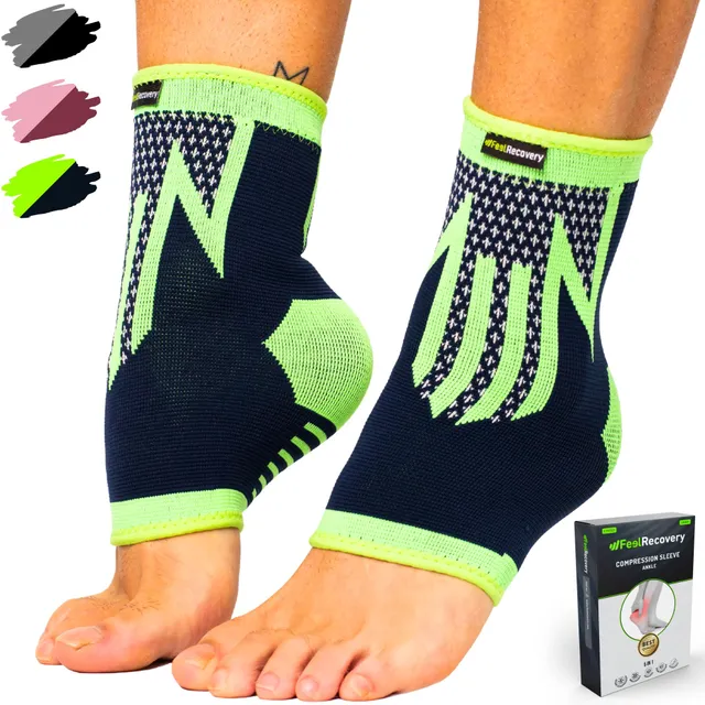 Feel Recovery Cavigliera compressione L verde distorsioni