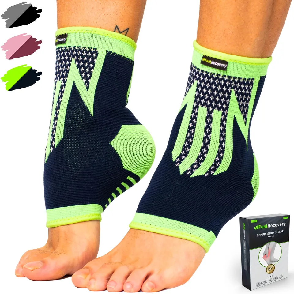 Feel Recovery Cavigliera compressione L verde distorsioni