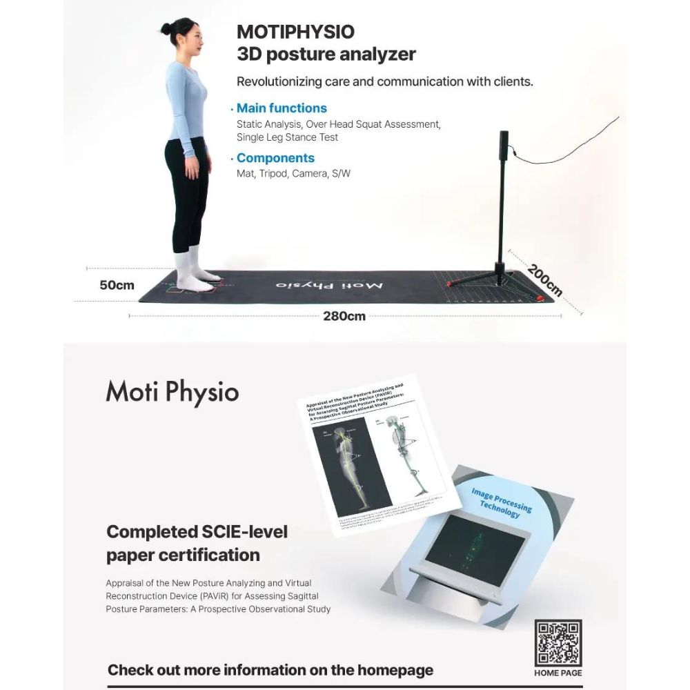 Fiziosan Analisi postura Moti Physio sistema 3D statica dinamica