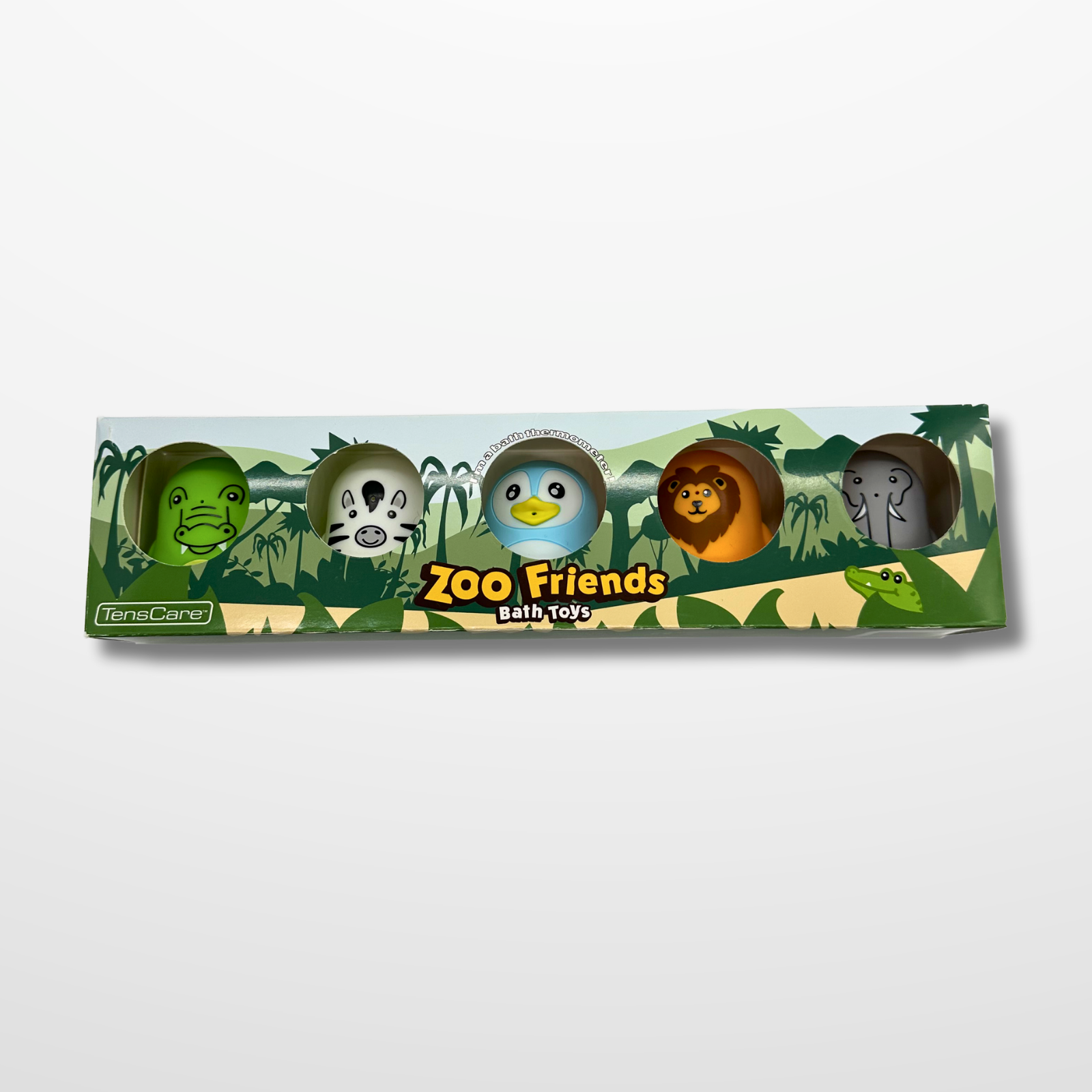 TensCare Zoo Friends termometro bagnetto 5 pezzi silicone