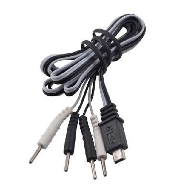 TensCare Leads cavo doppio iTouch Easy/Plus mini-USB metallo