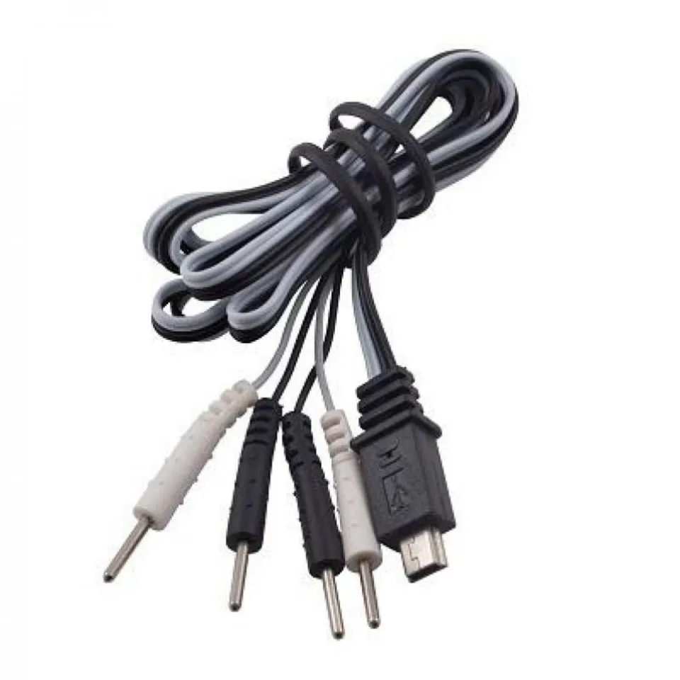 TensCare Leads cavo doppio iTouch Easy/Plus mini-USB metallo