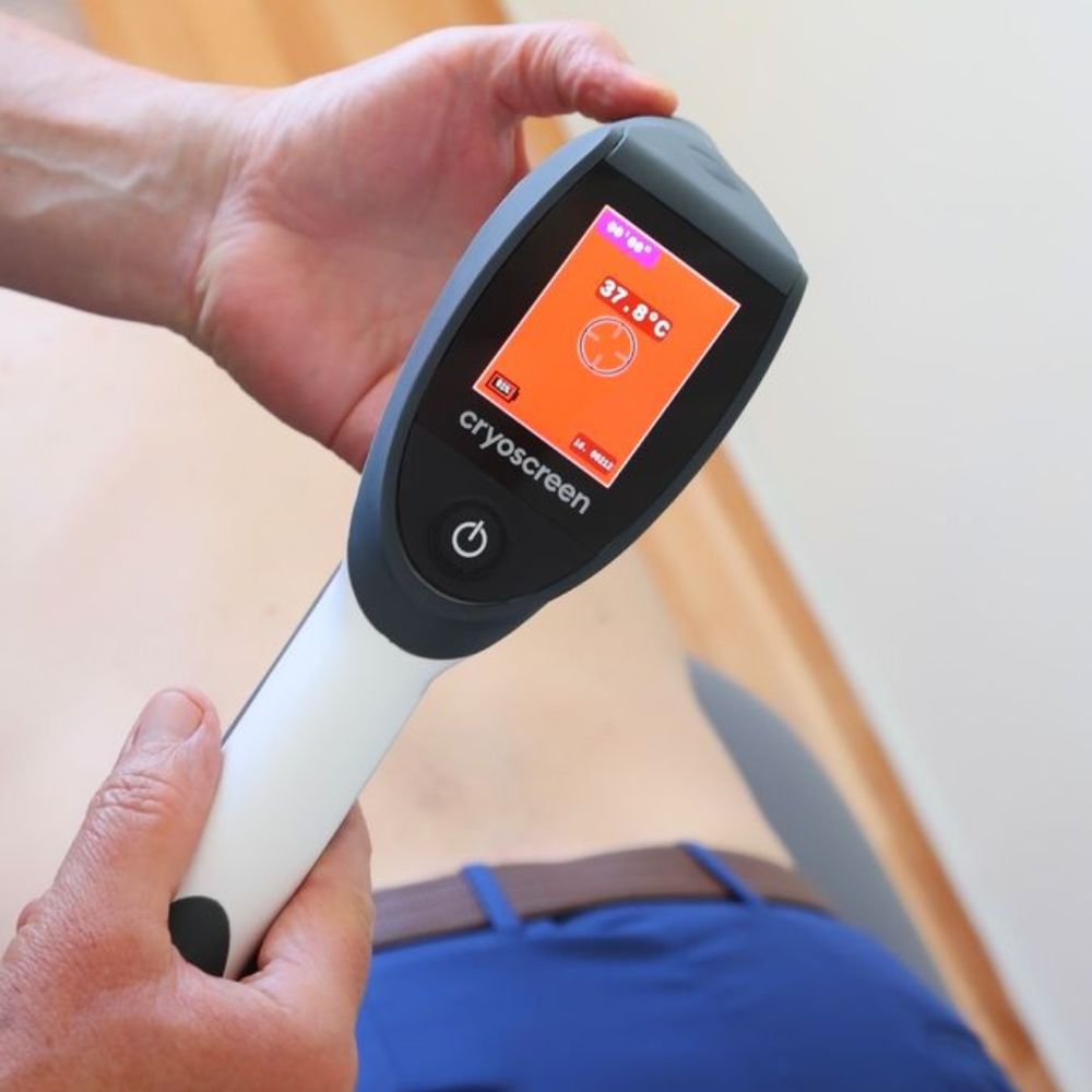 Fiziosan Cryoscreen dispositivo crioterapia CO2 portatile