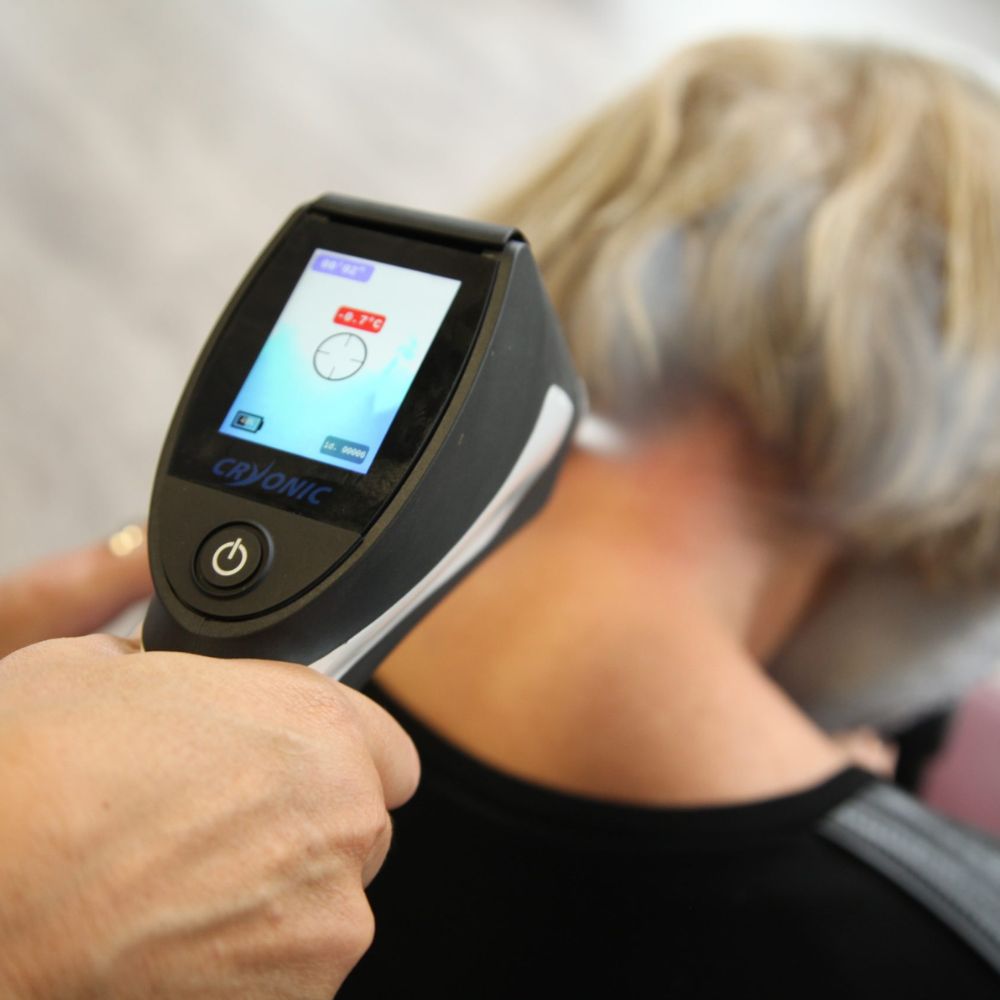 Fiziosan Cryoscreen dispositivo crioterapia CO2 portatile