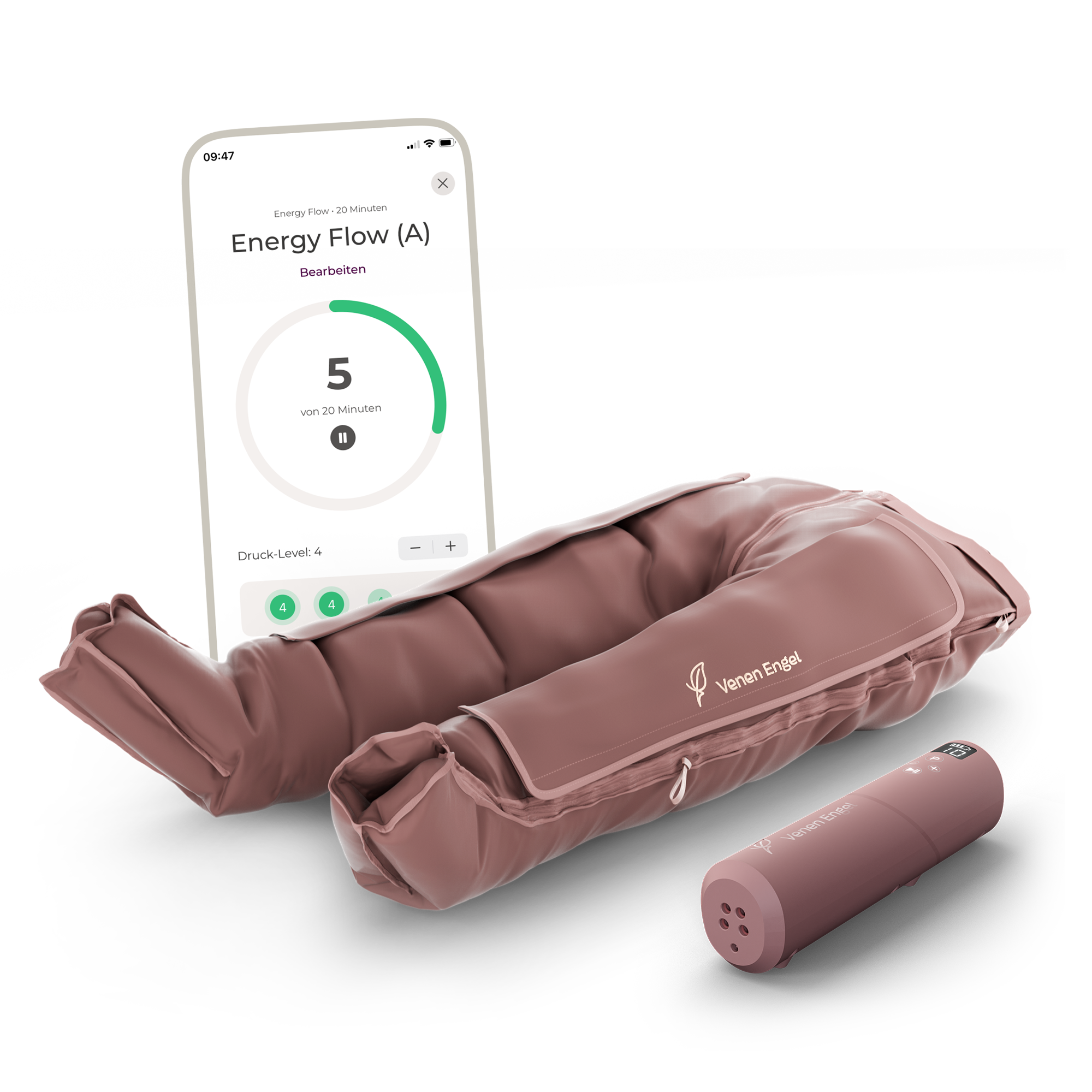 Venen Engel Plus con Lymph-Flow Pants pressoterapia 4 camere