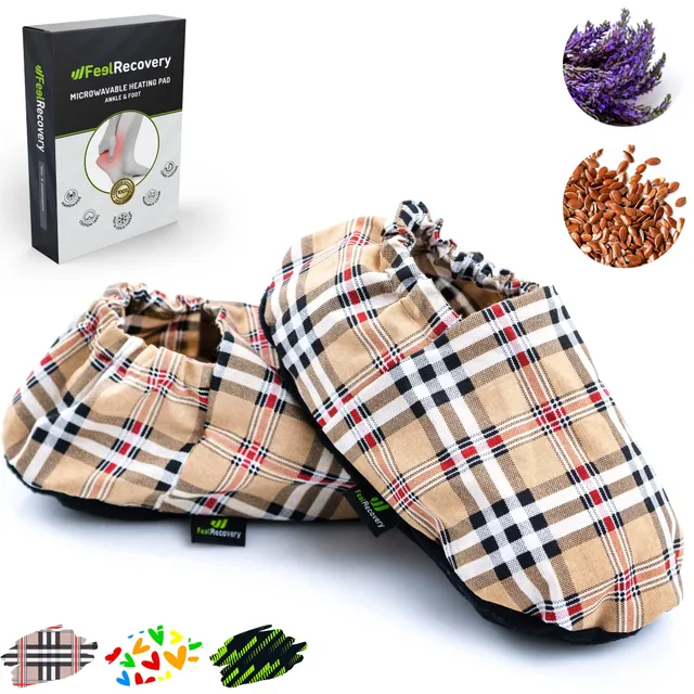 Feel Recovery Pantofole Scaldapiedi Microonde Cotone S/M