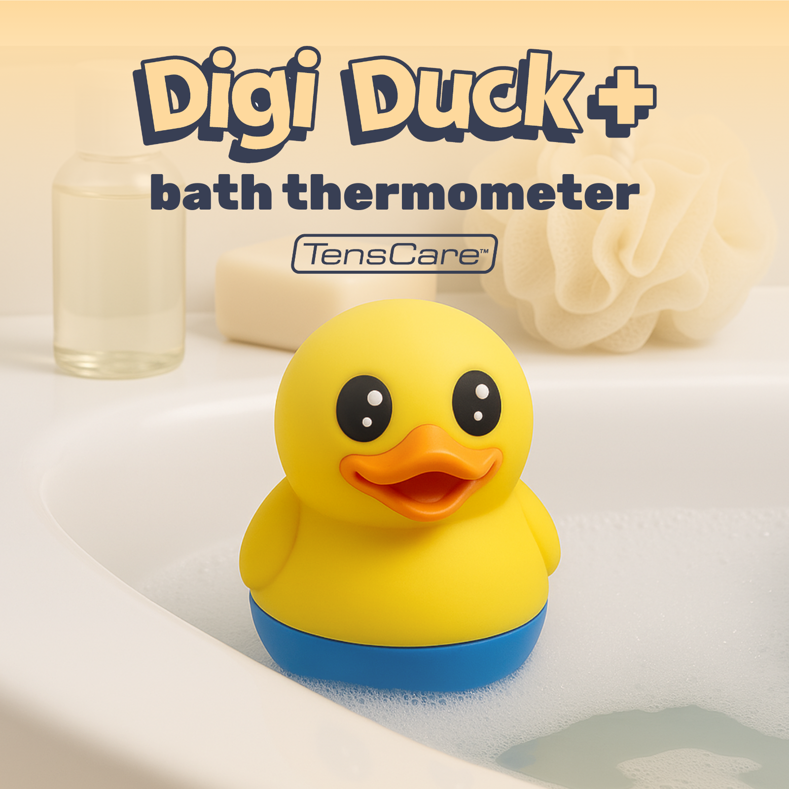 TensCare Digi Duck+ Termometro Bagnetto Papera LCD