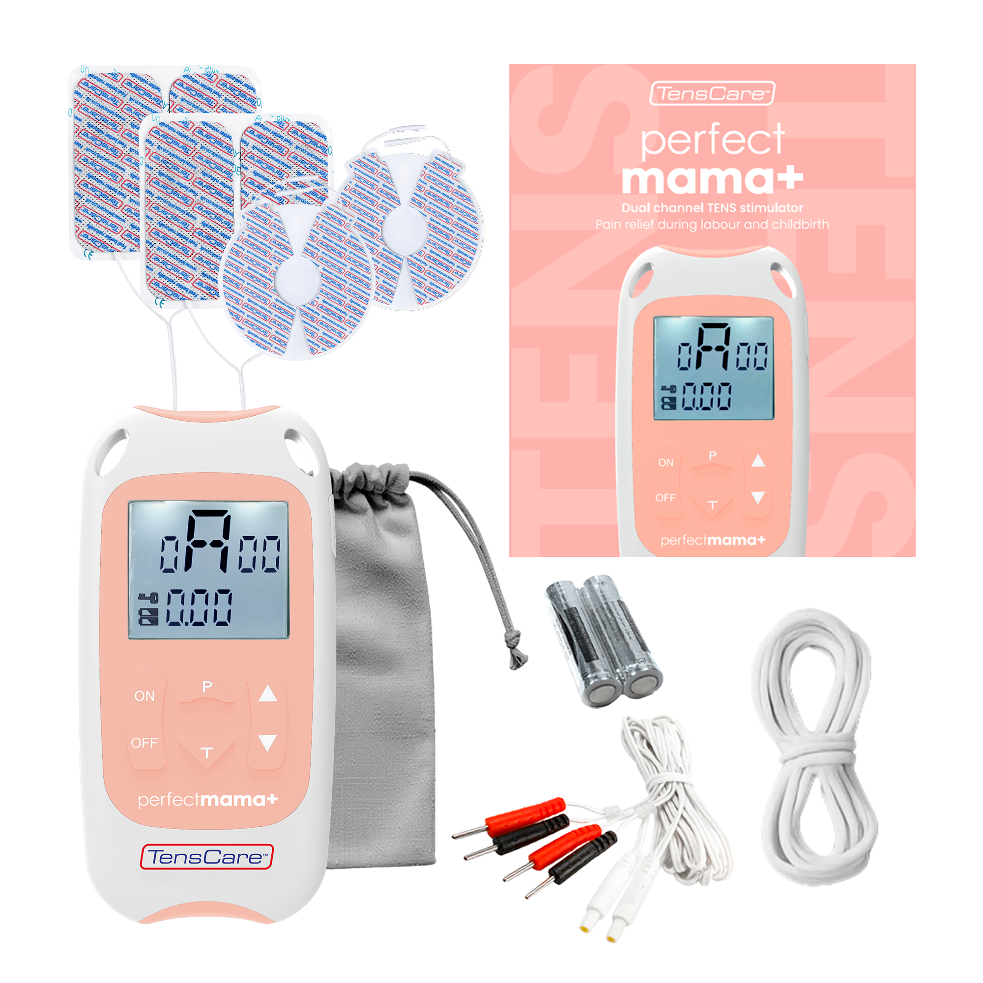 Tenscare Perfect mama+ elettrostimolatore TENS parto