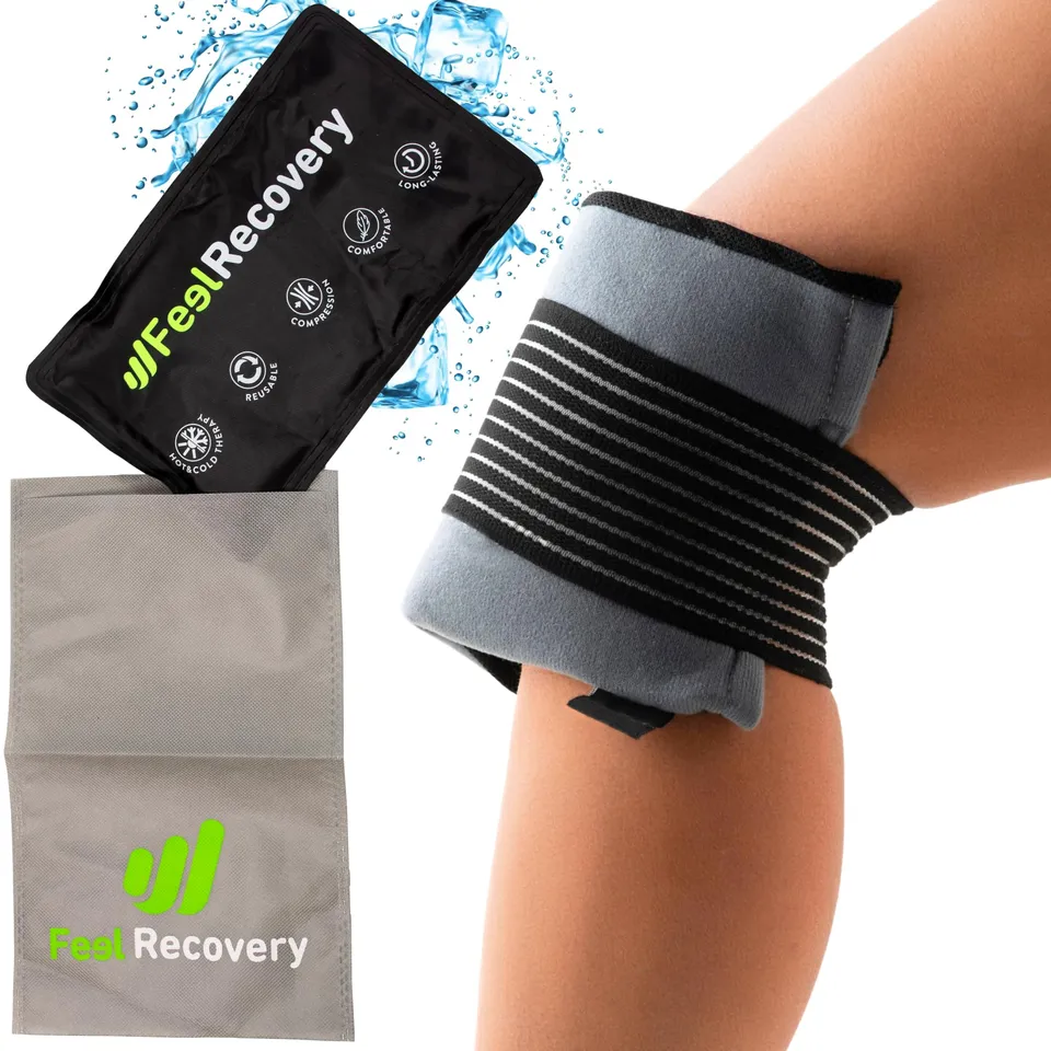 Feel Recovery Borsa Ghiaccio Gel Ginocchio impacco 28x17 cm