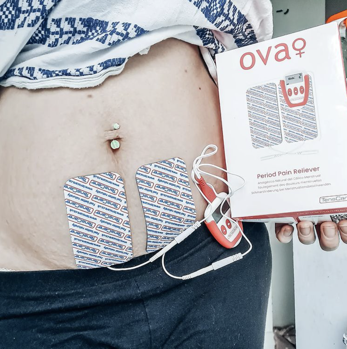 Tenscare Ova+ elettrostimolatore TENS dolori mestruali
