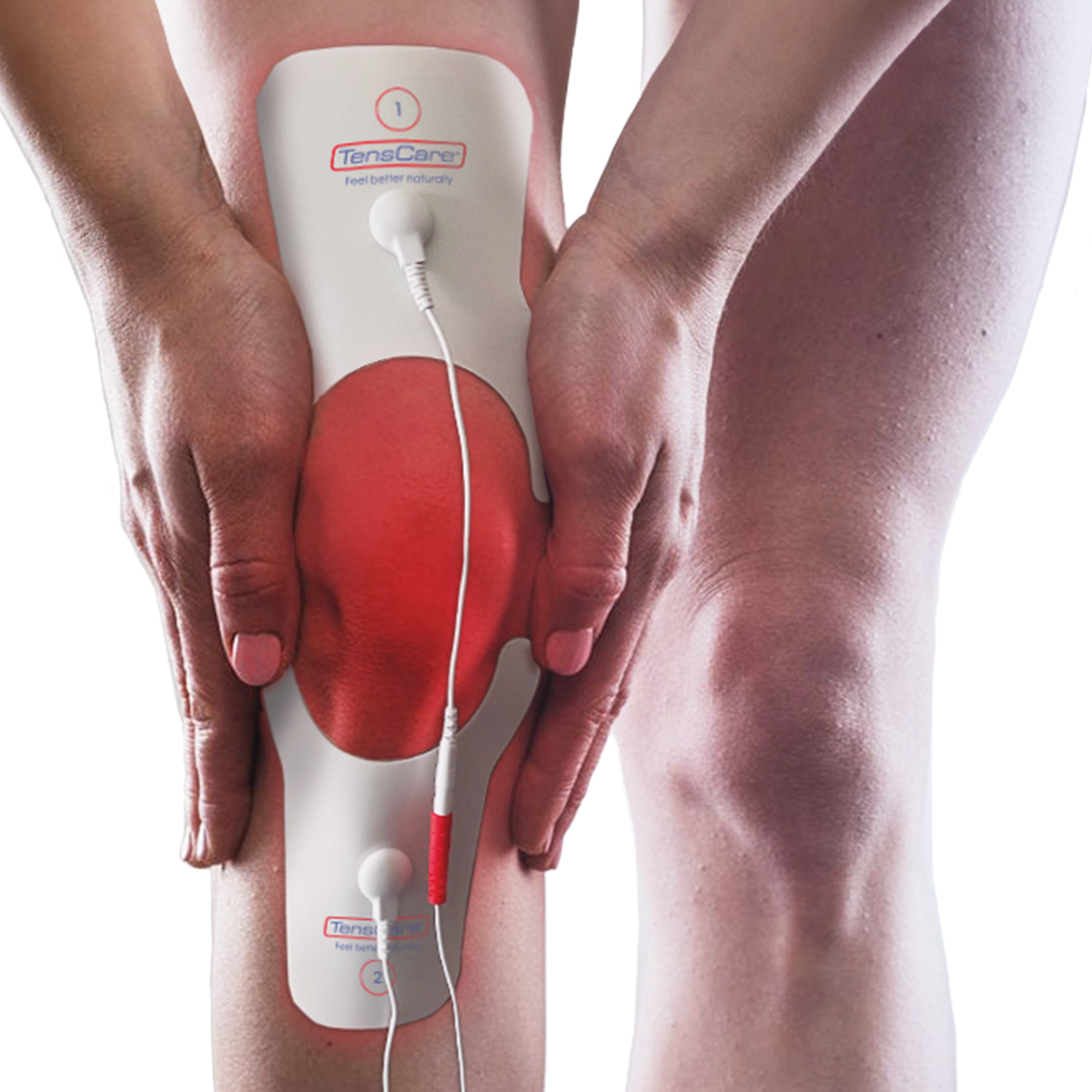 TensCare Elettrodi ginocchio per TENS EMS con pin 2mm